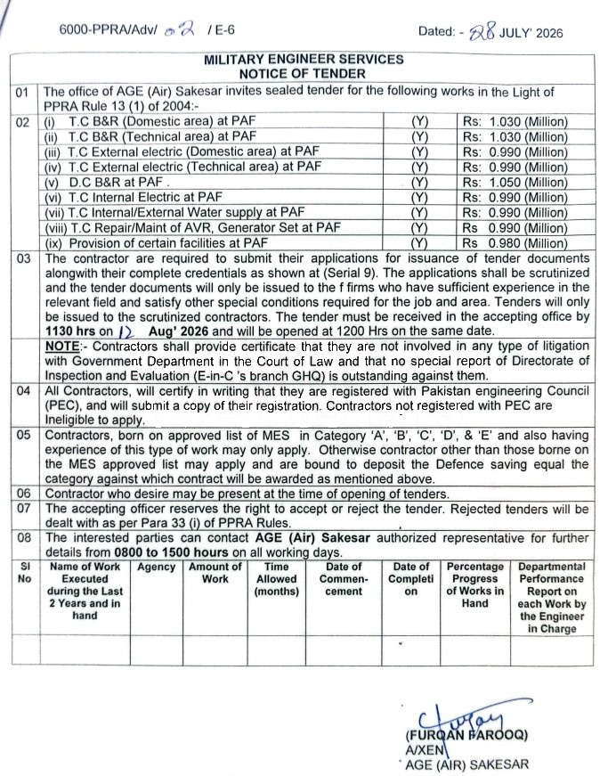 Tender Document