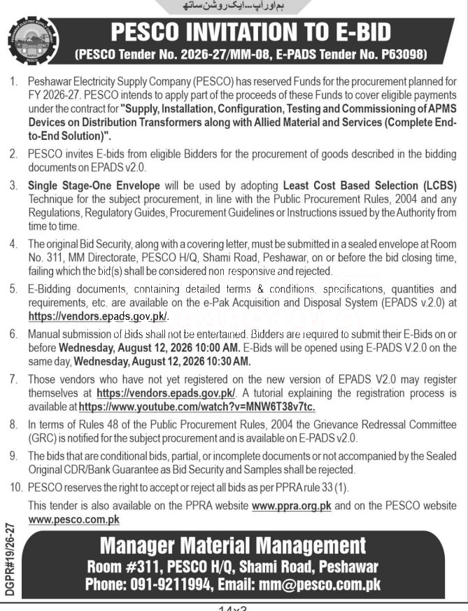 Tender Document