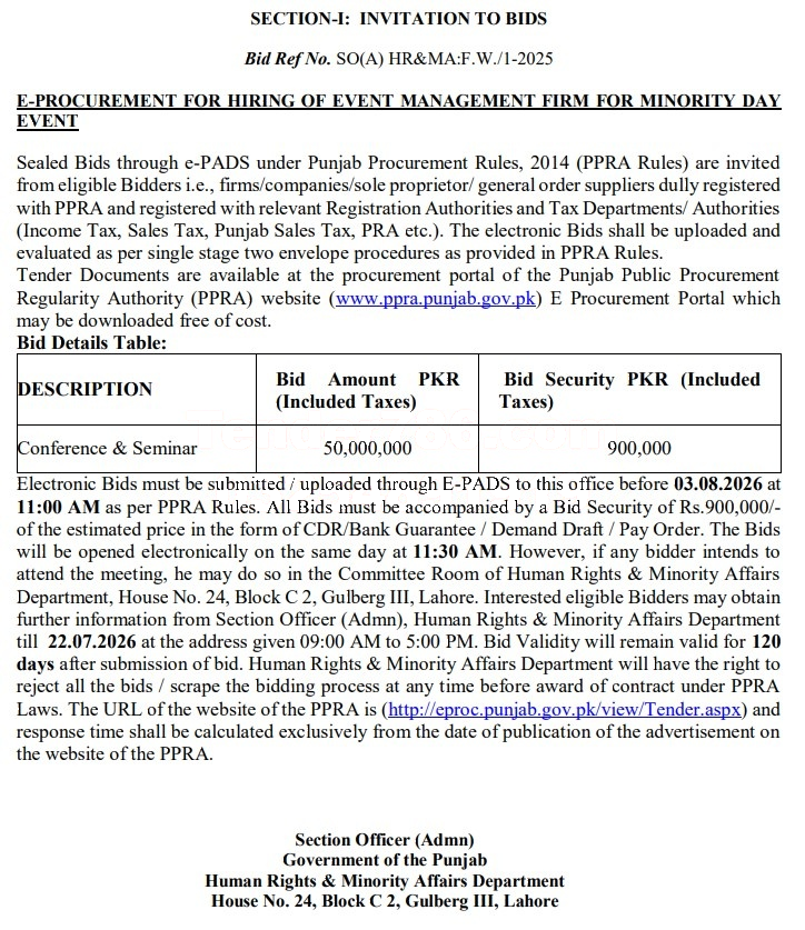 Tender Document