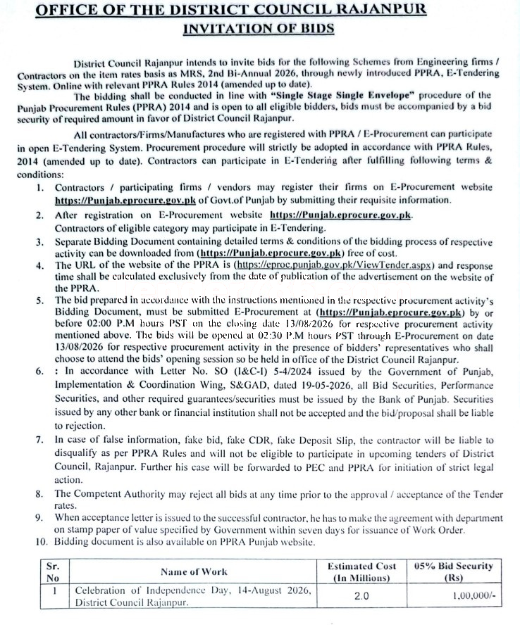 Tender Document