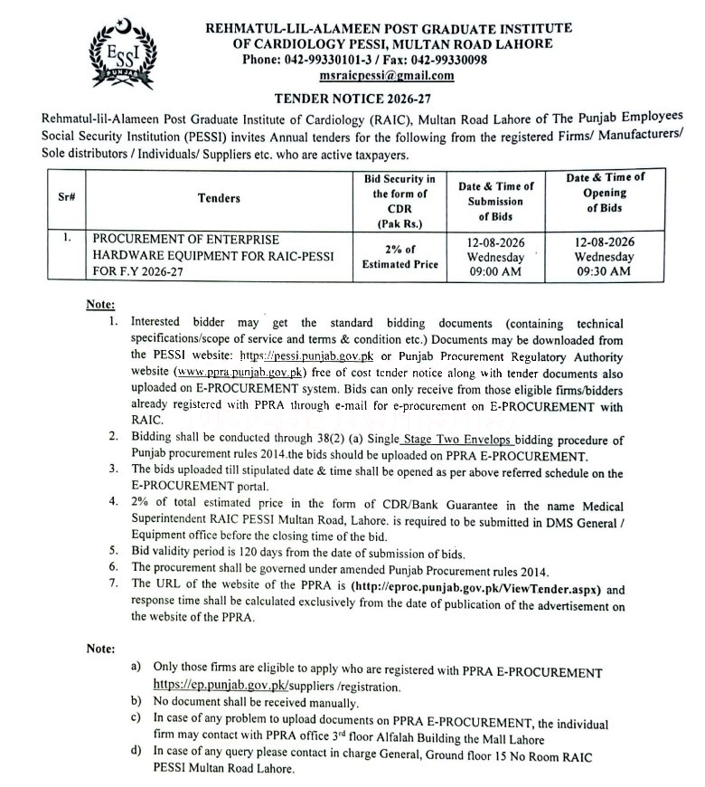 Tender Document
