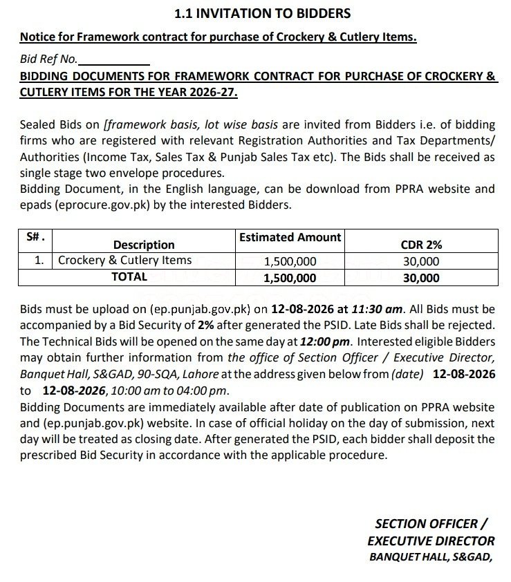 Tender Document