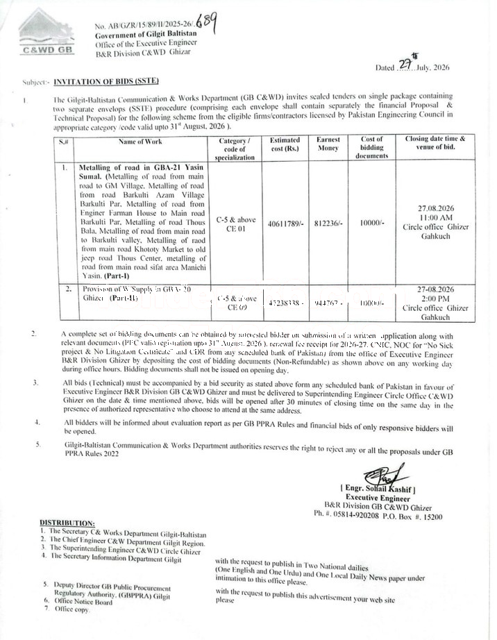 Tender Document