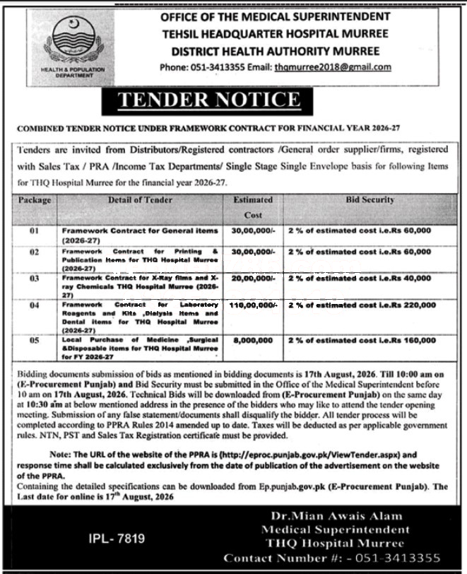 Tender Document