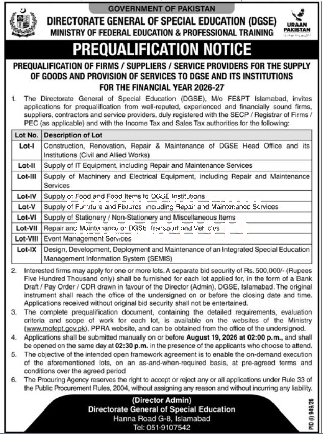 Tender Document