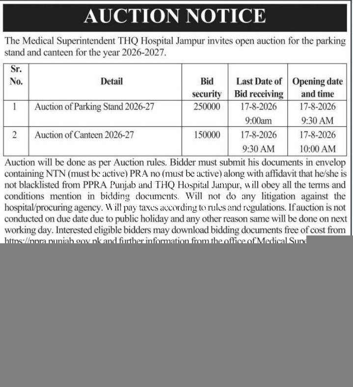 Tender Document