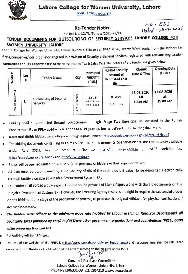 Tender Document
