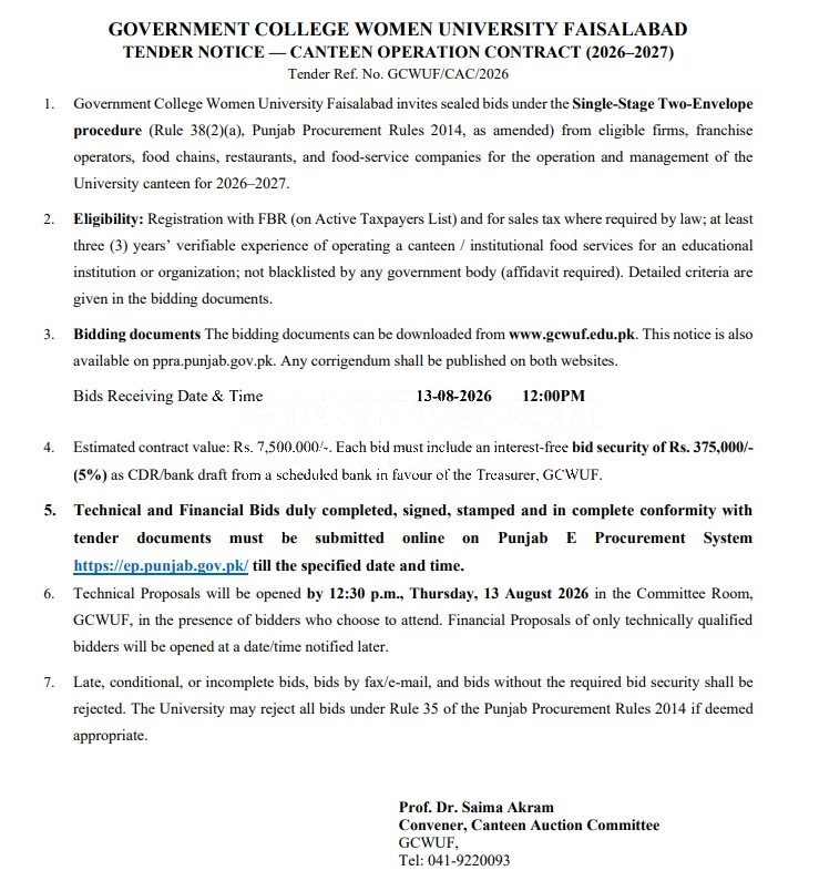 Tender Document