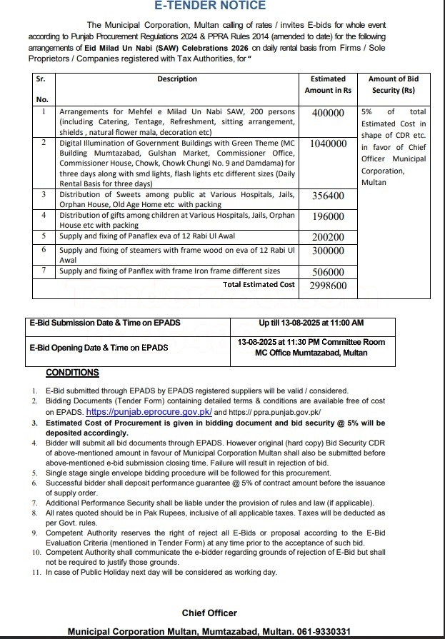 Tender Document