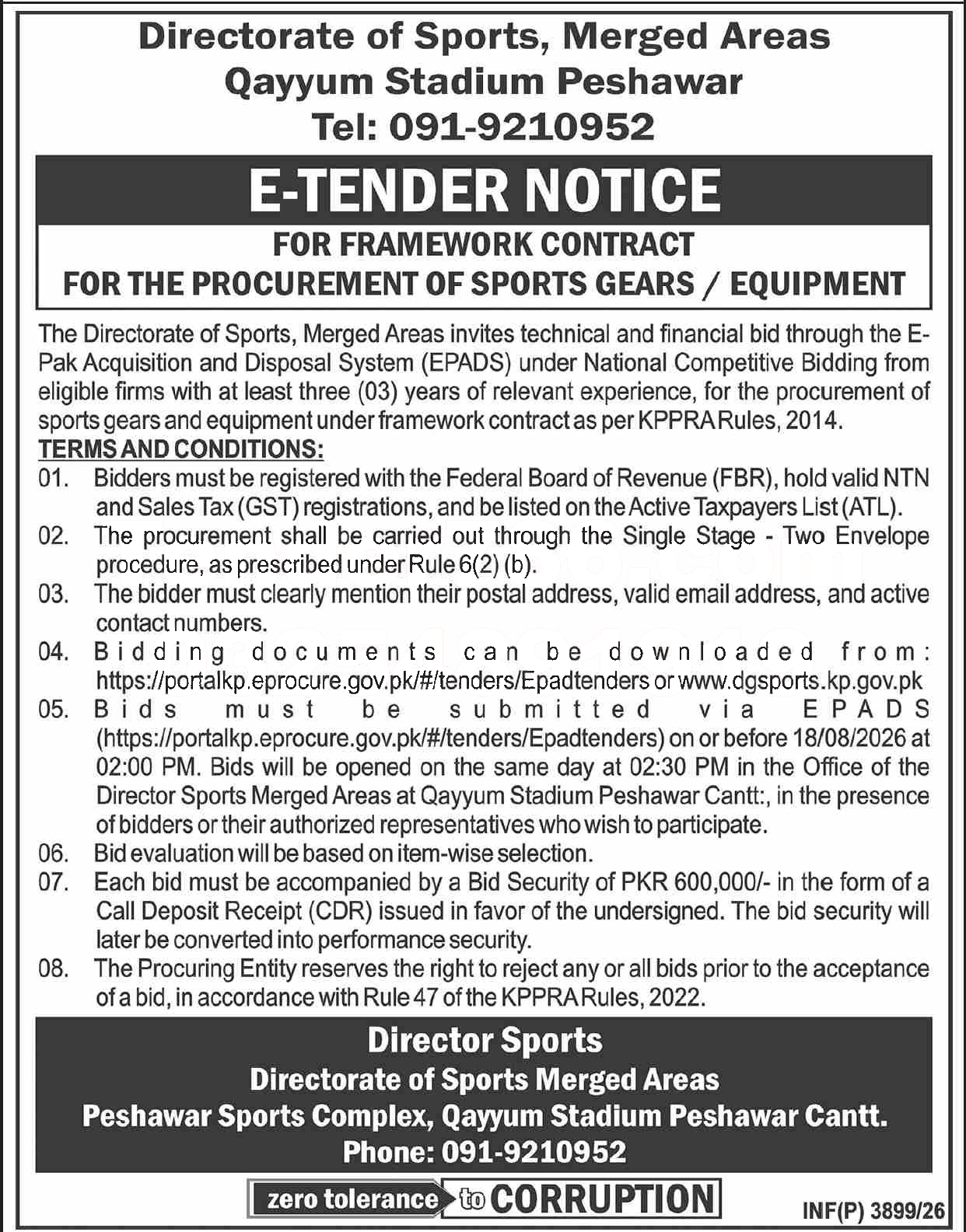 Tender Document