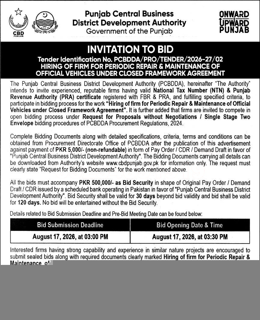 Tender Document