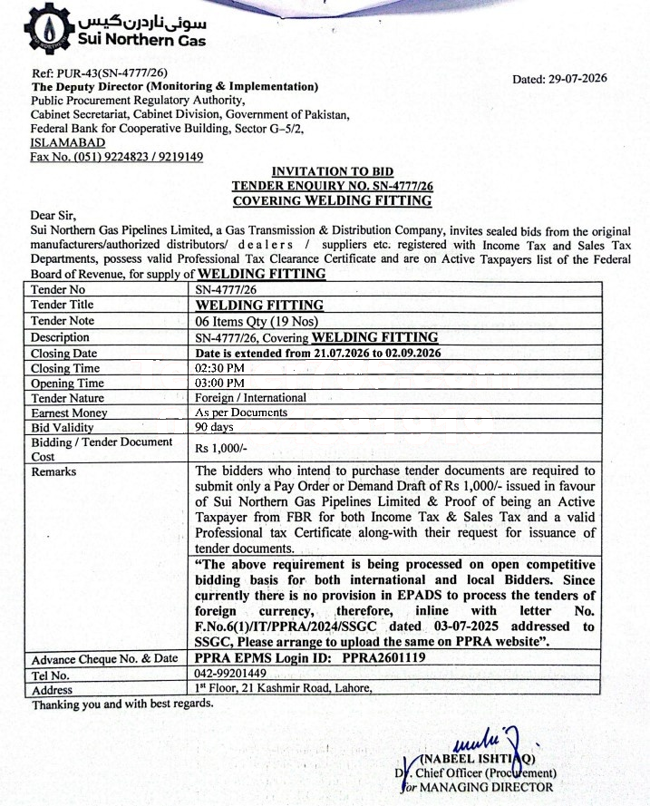 Tender Document