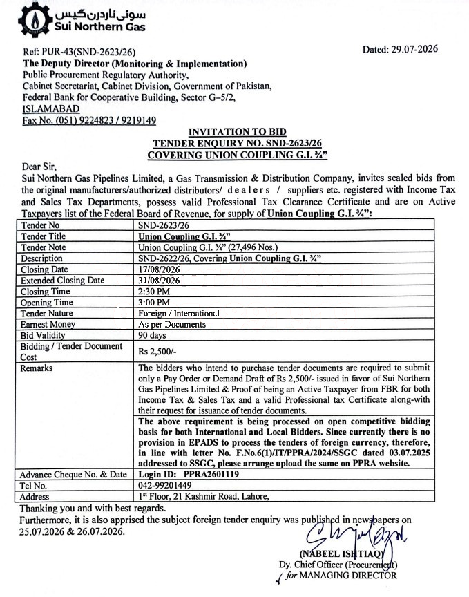 Tender Document