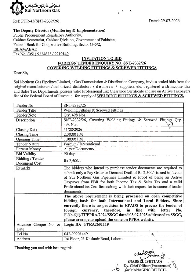 Tender Document