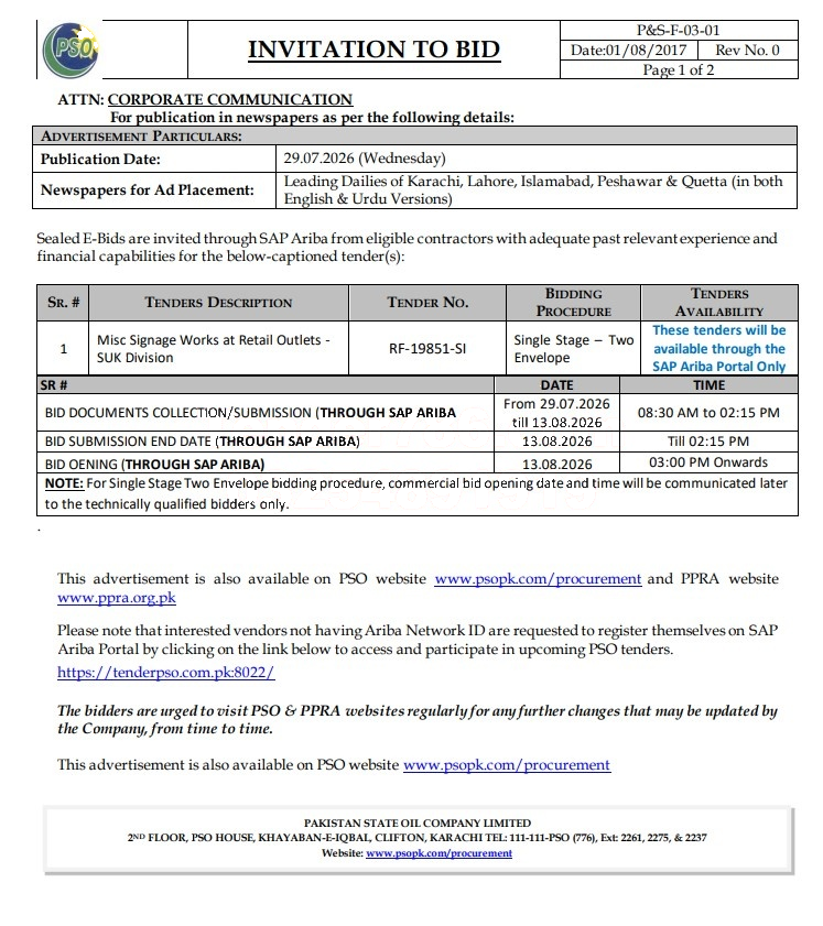 Tender Document
