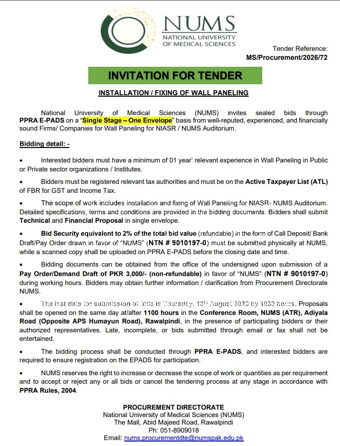 Tender Document