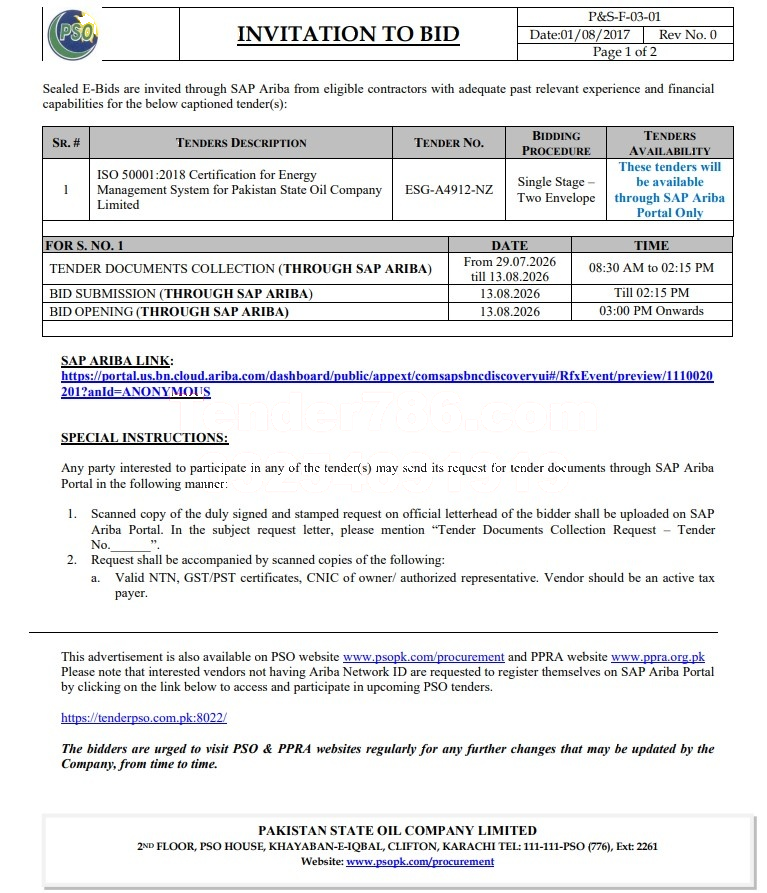 Tender Document