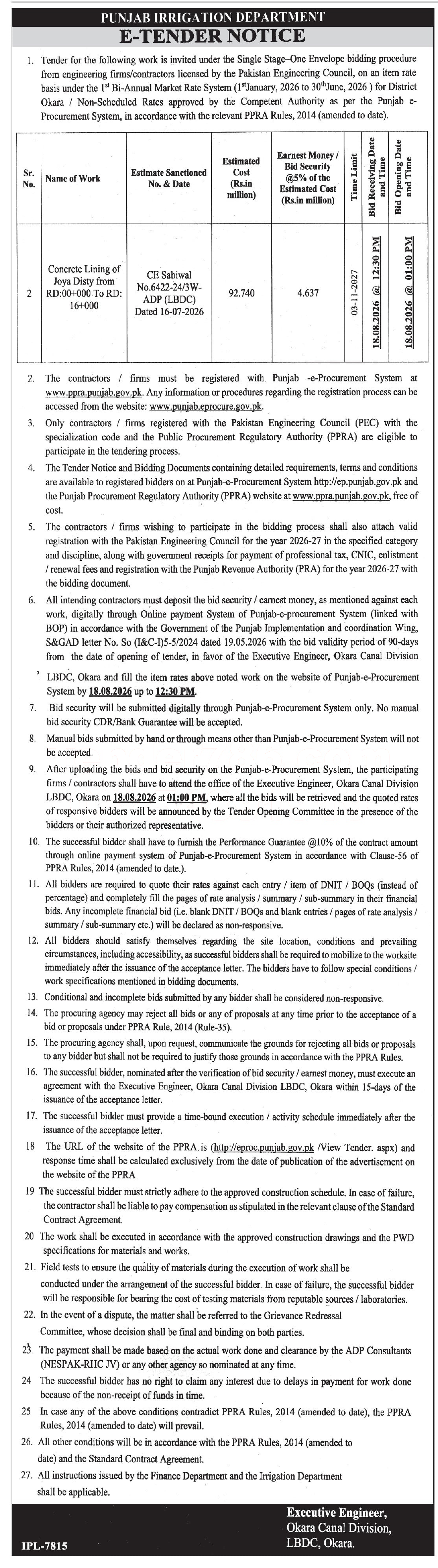 Tender Document