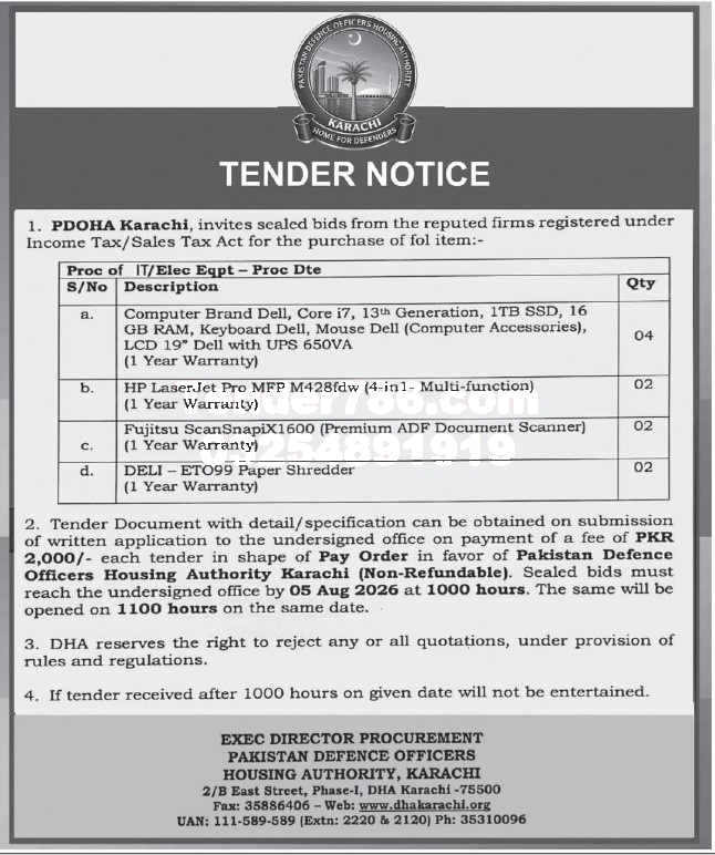 Tender Document