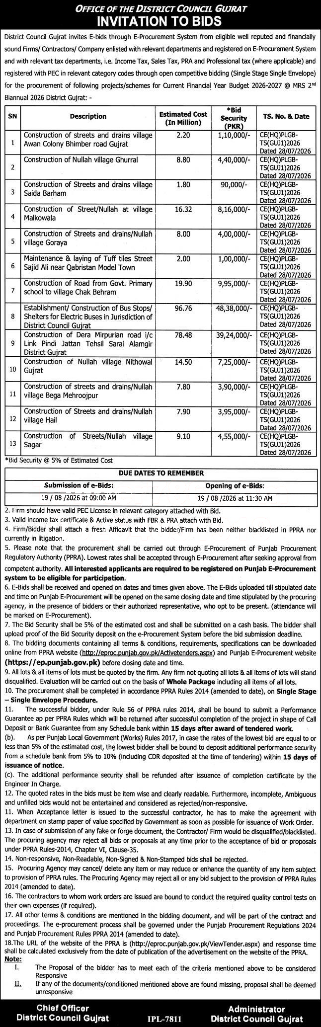 Tender Document