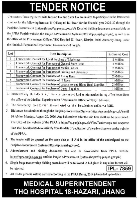 Tender Document