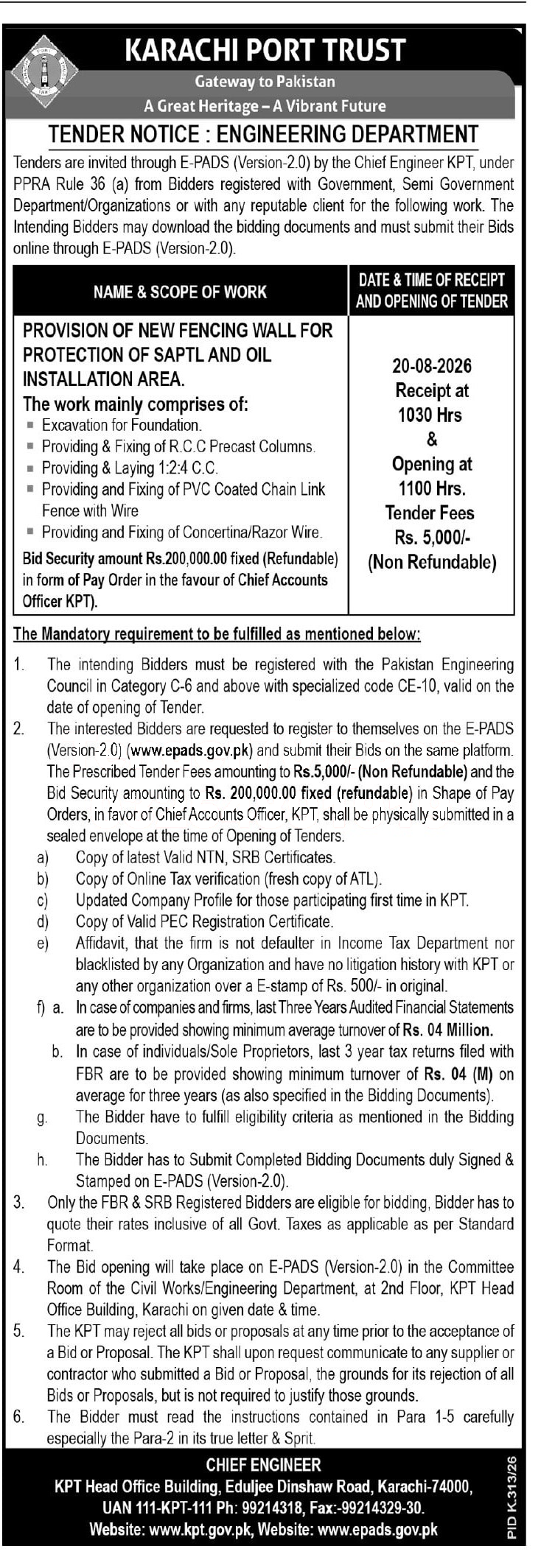 Tender Document