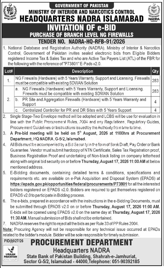 Tender Document