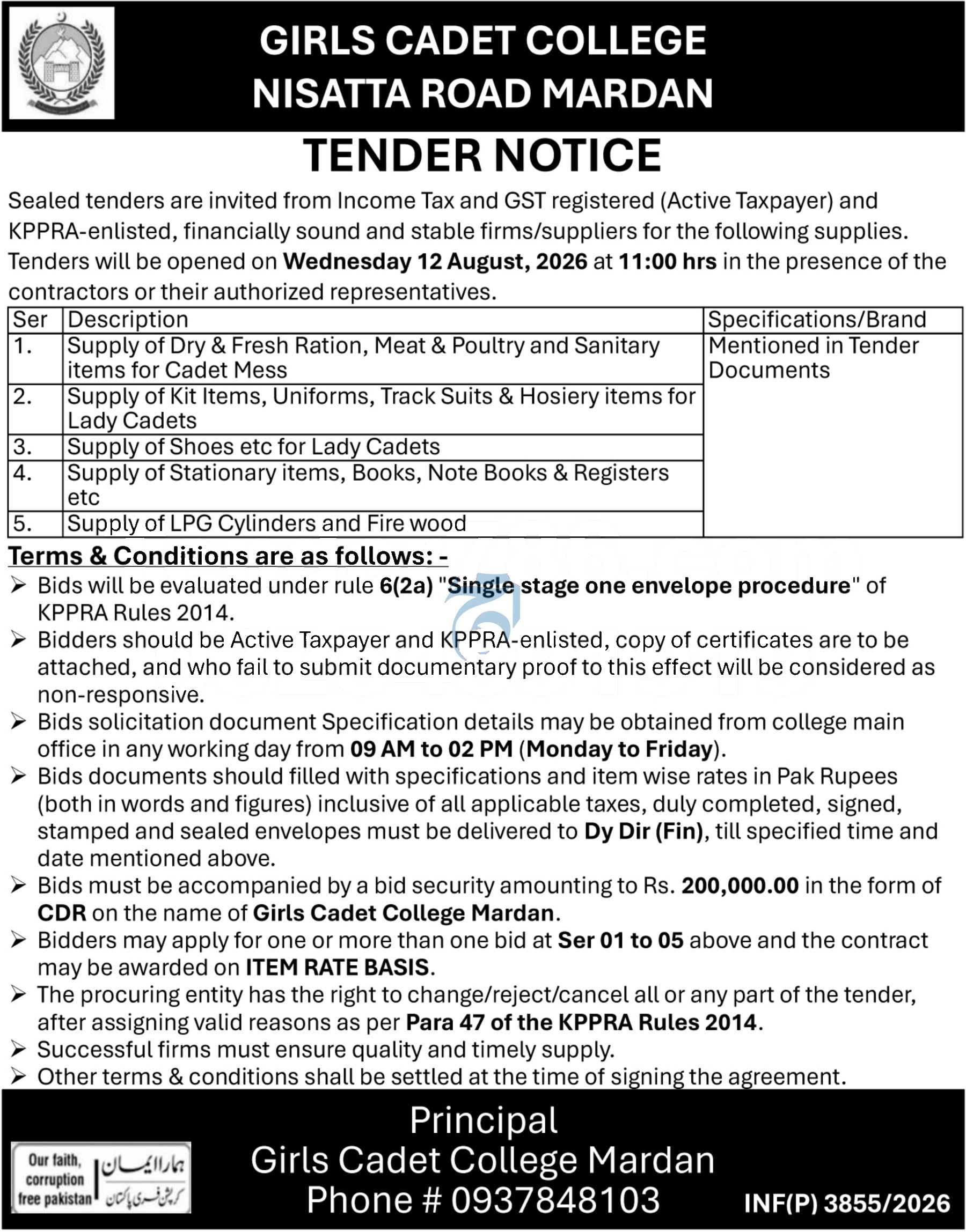 Tender Document