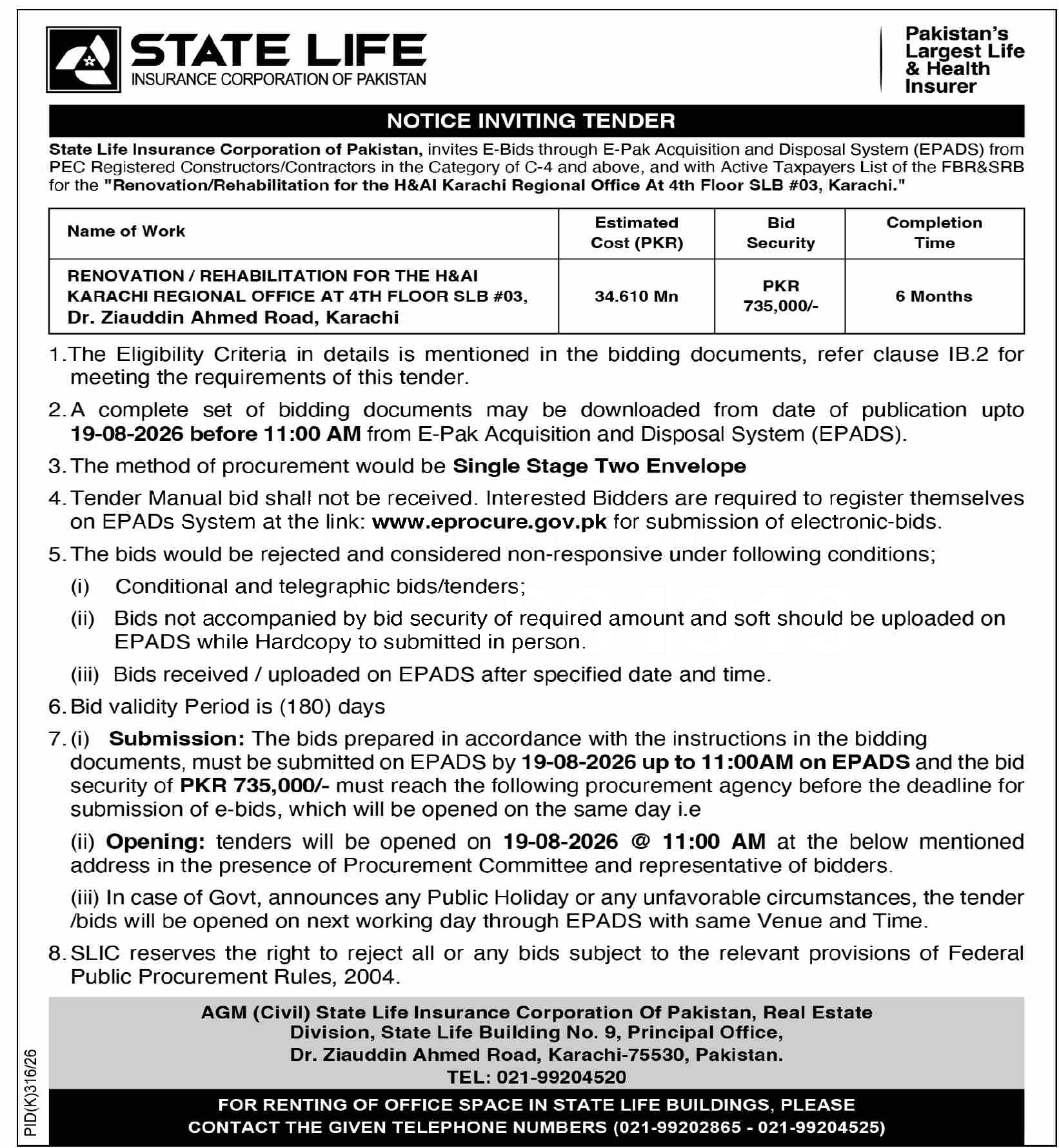 Tender Document