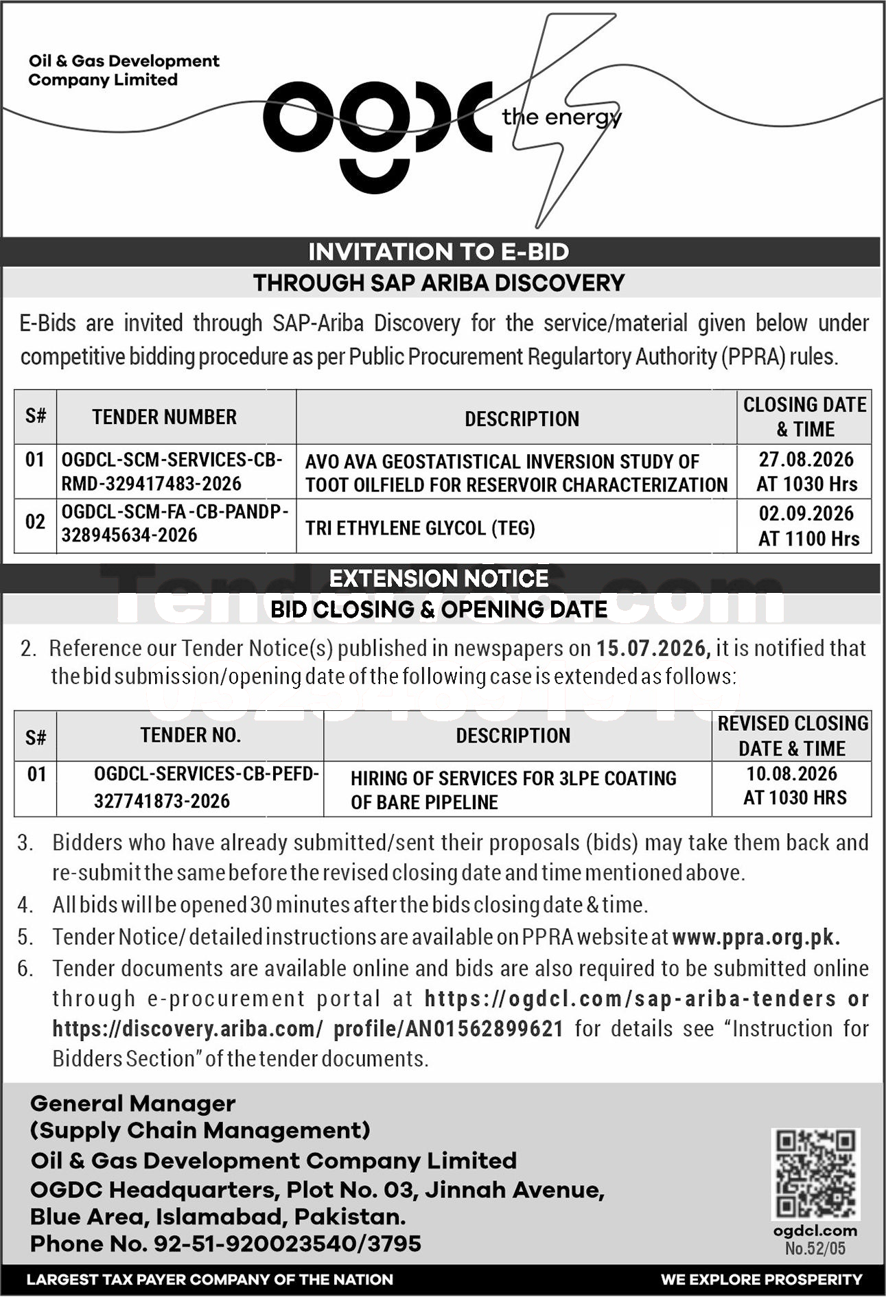 Tender Document