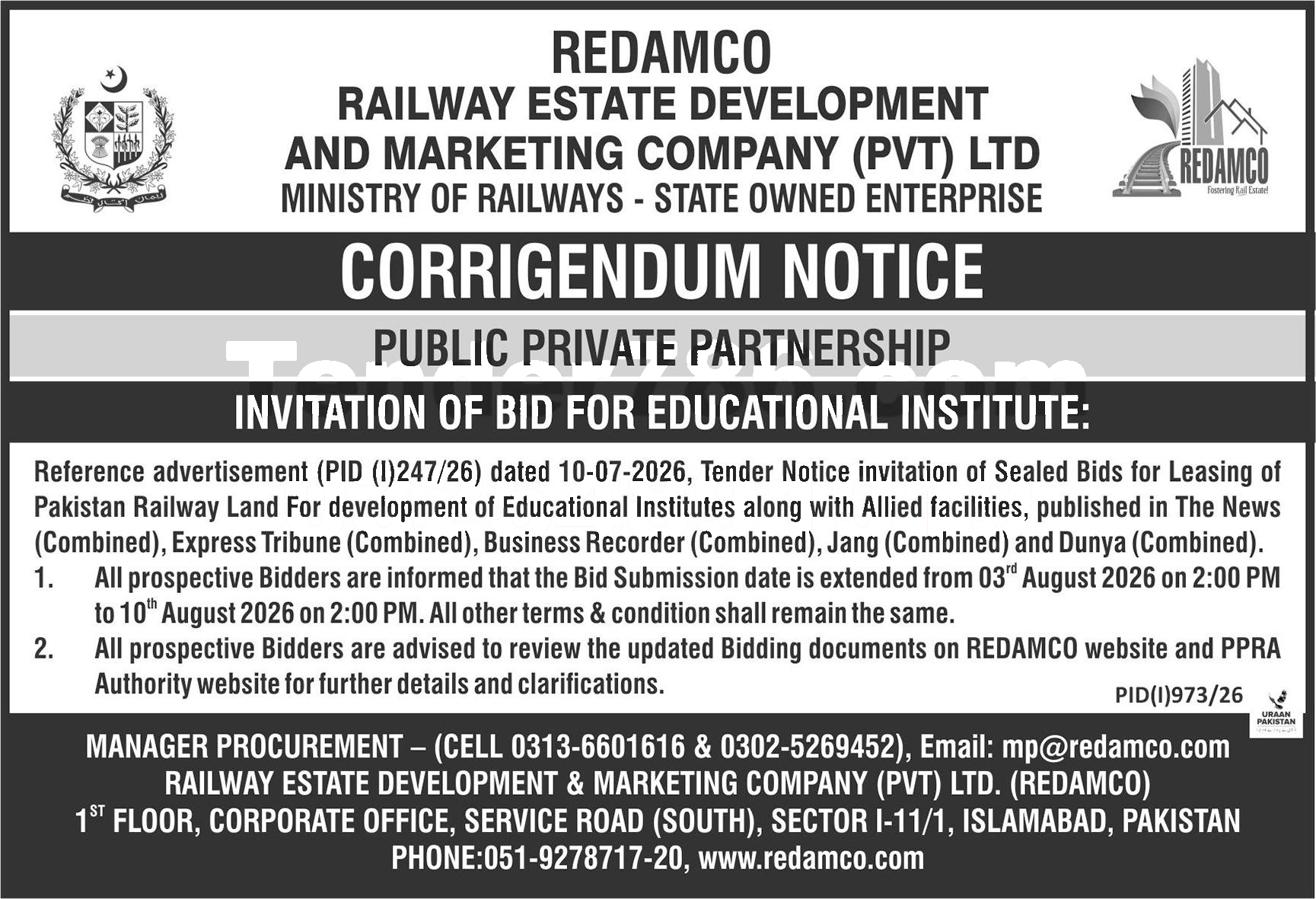 Tender Document