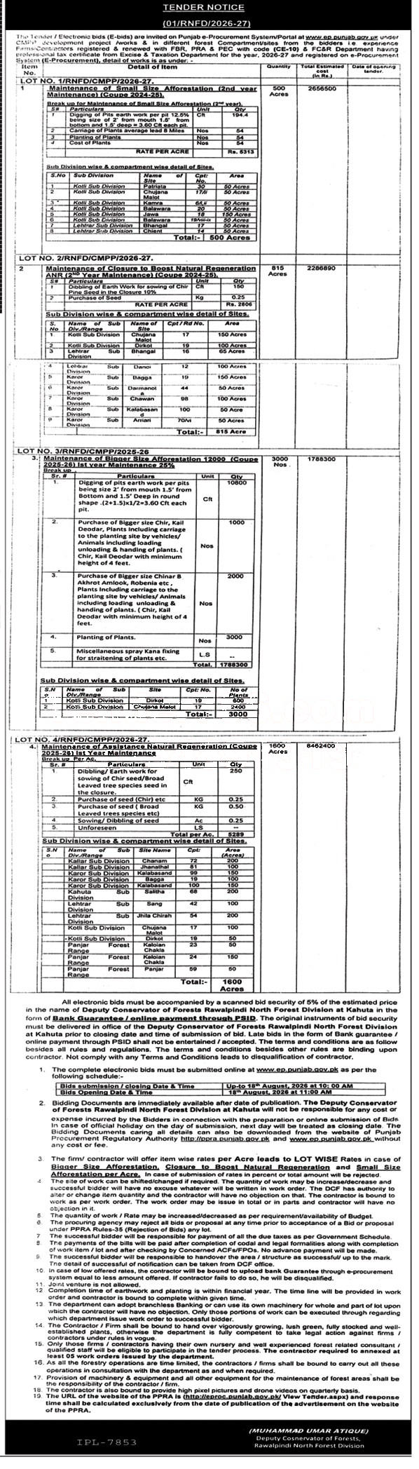 Tender Document