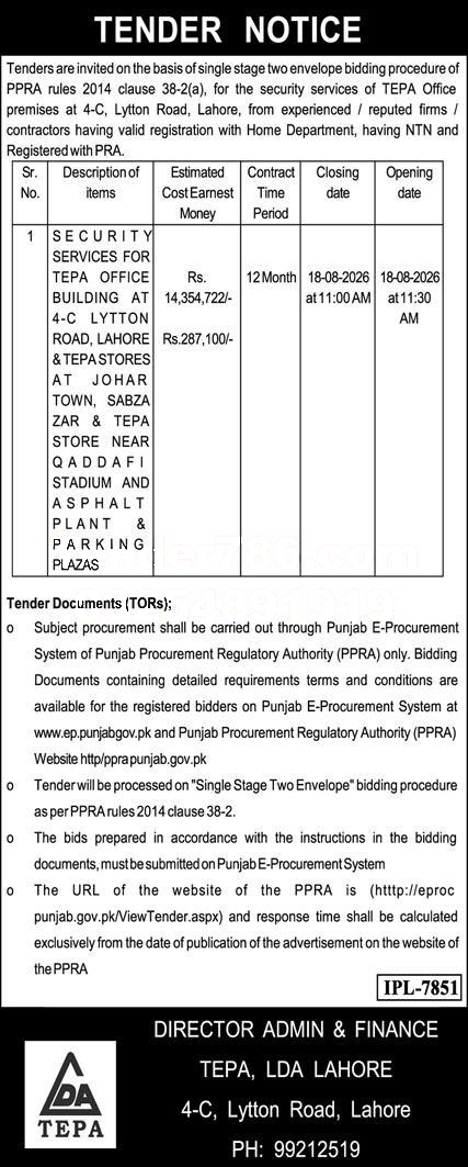 Tender Document