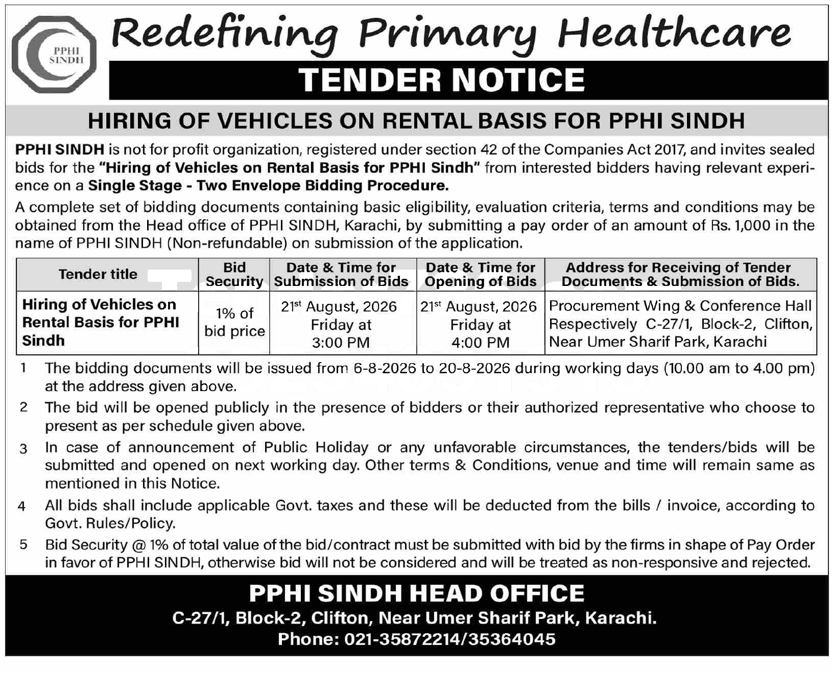 Tender Document