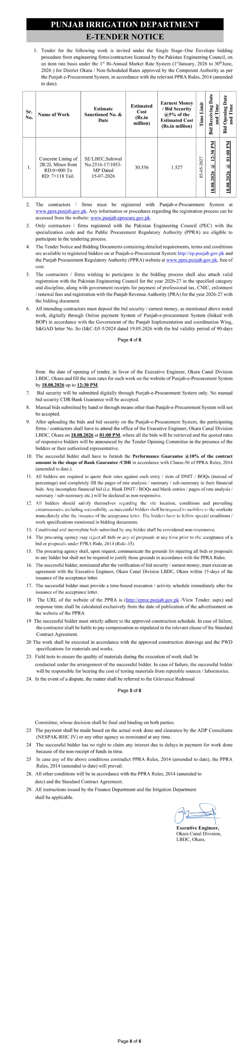 Tender Document