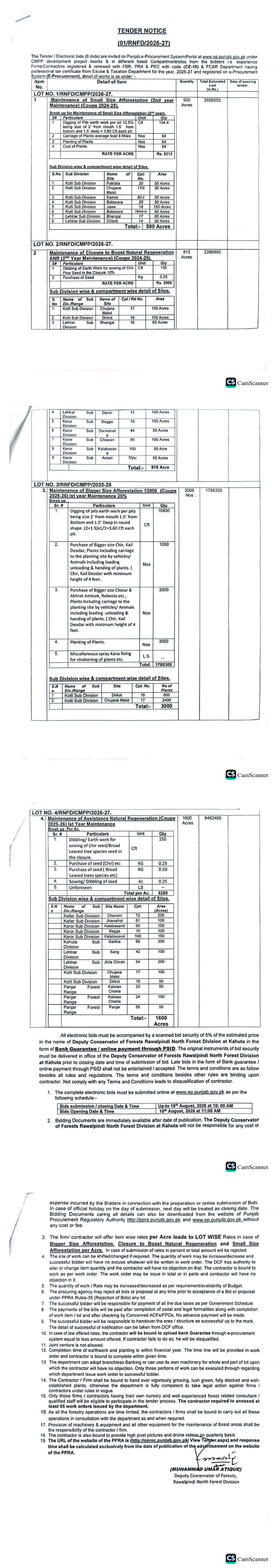 Tender Document
