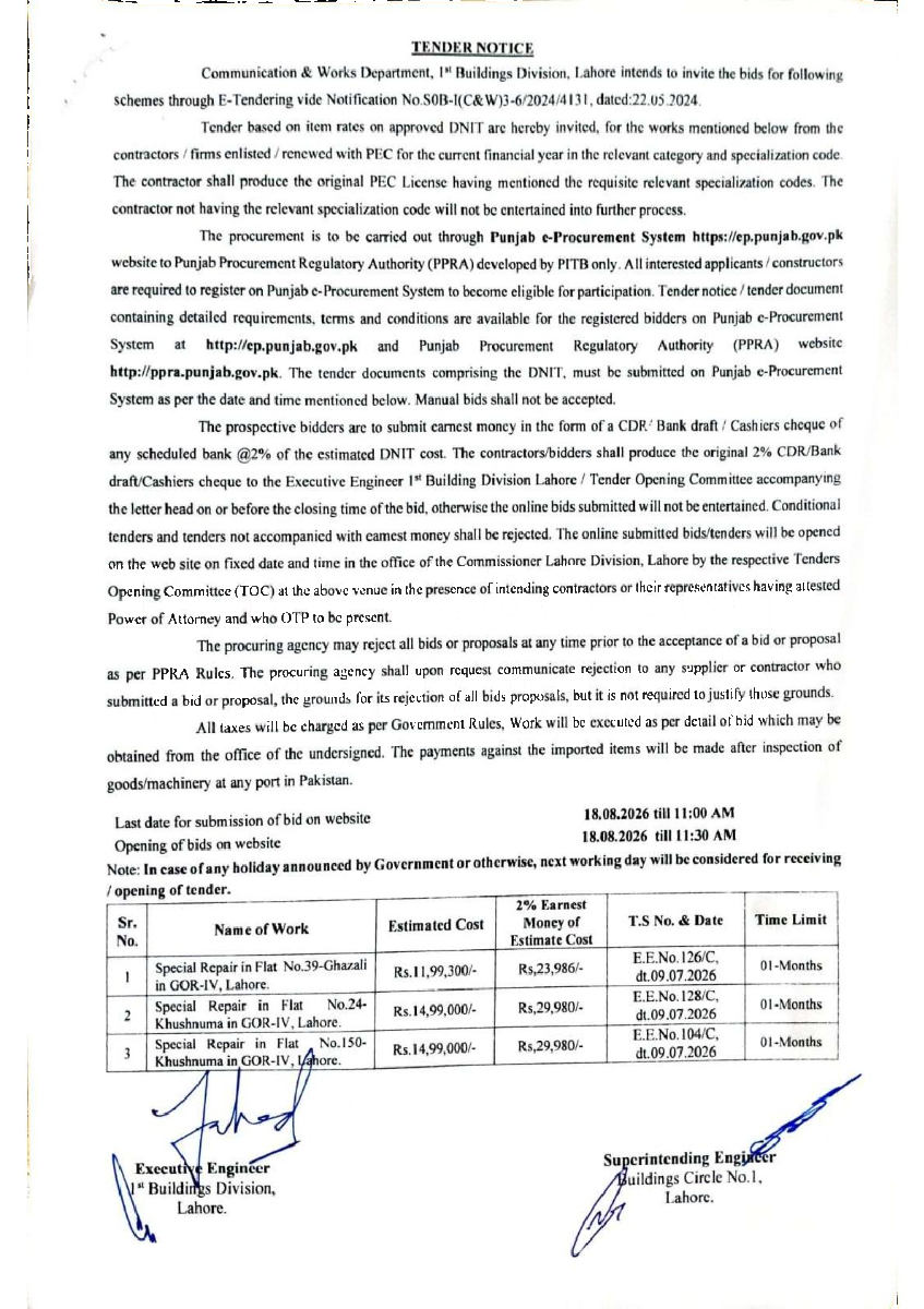 Tender Document