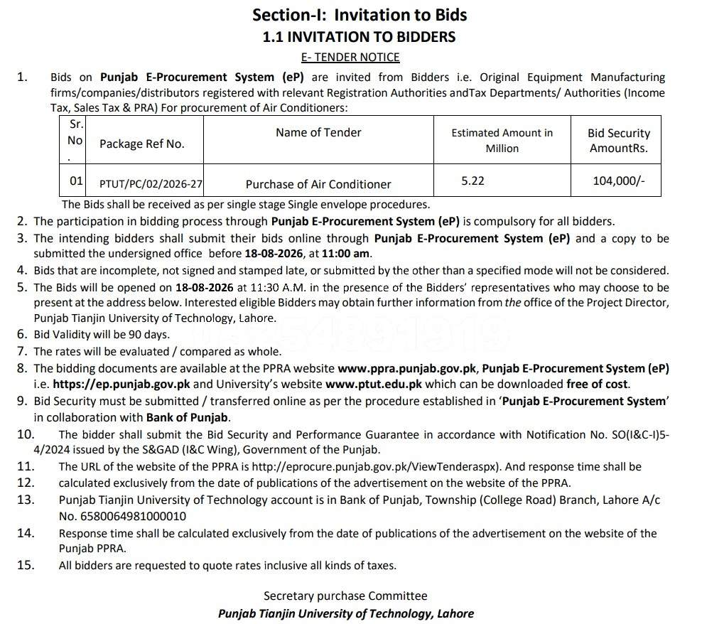 Tender Document