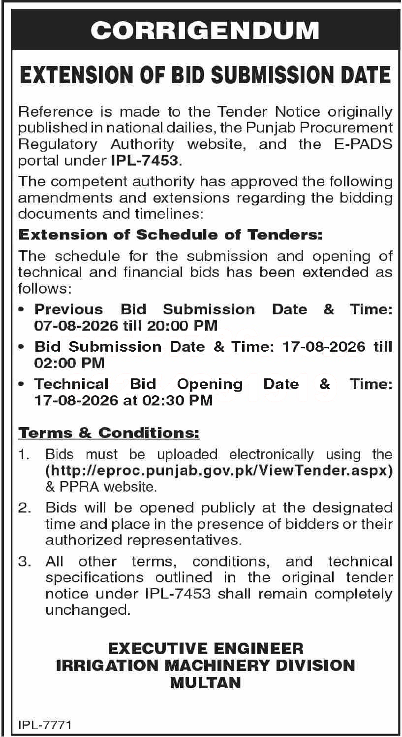 Tender Document