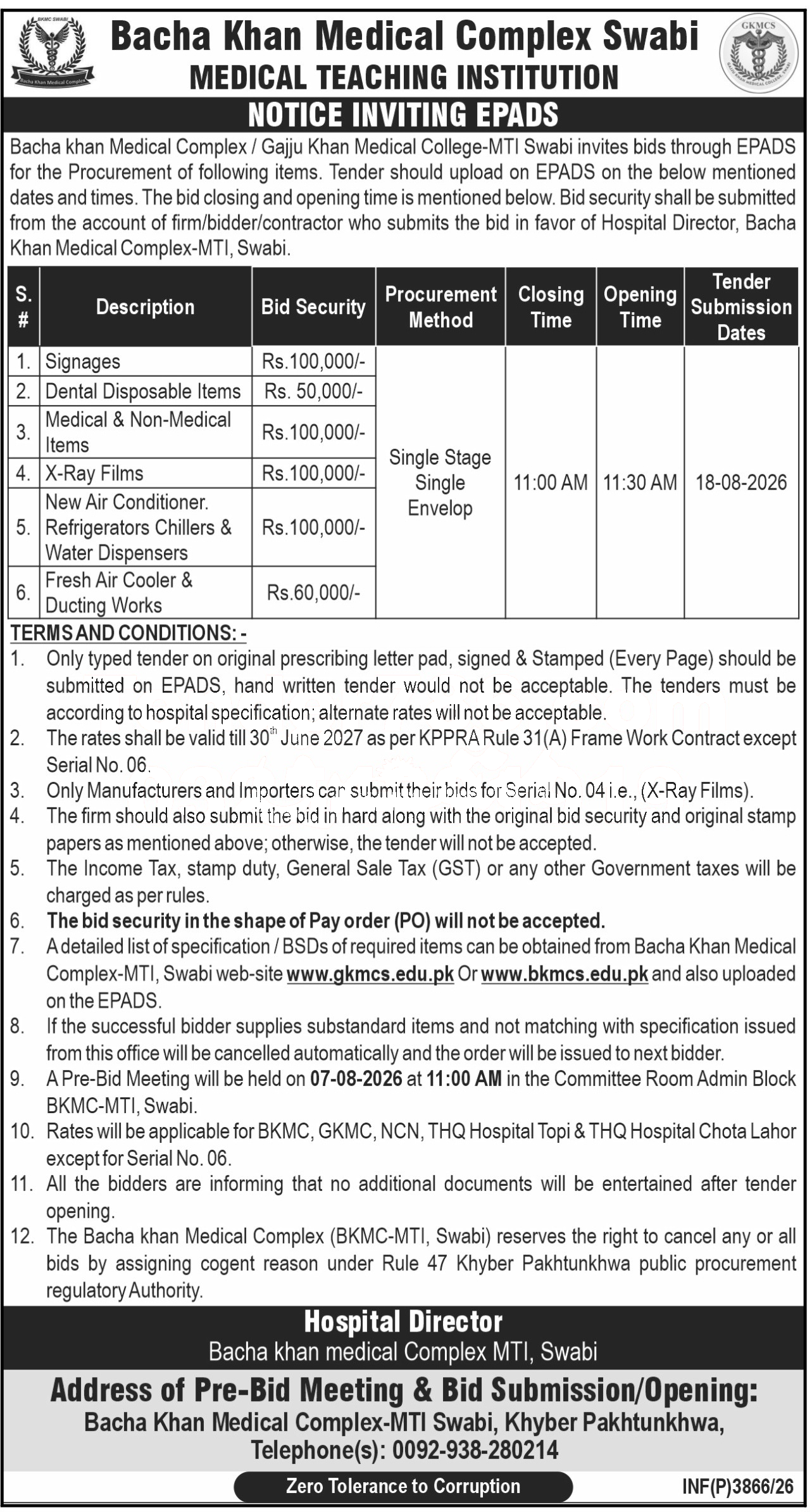 Tender Document