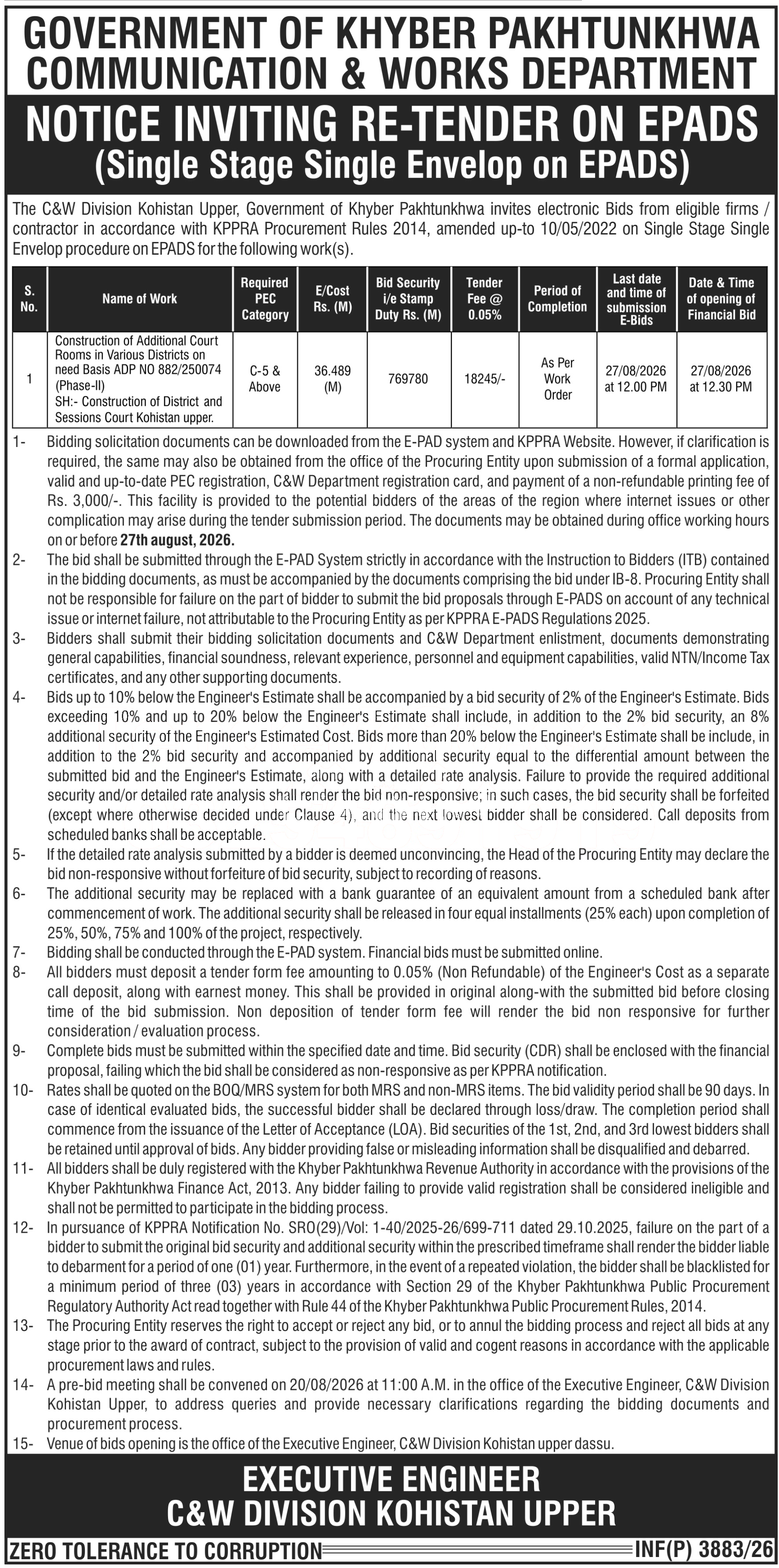 Tender Document