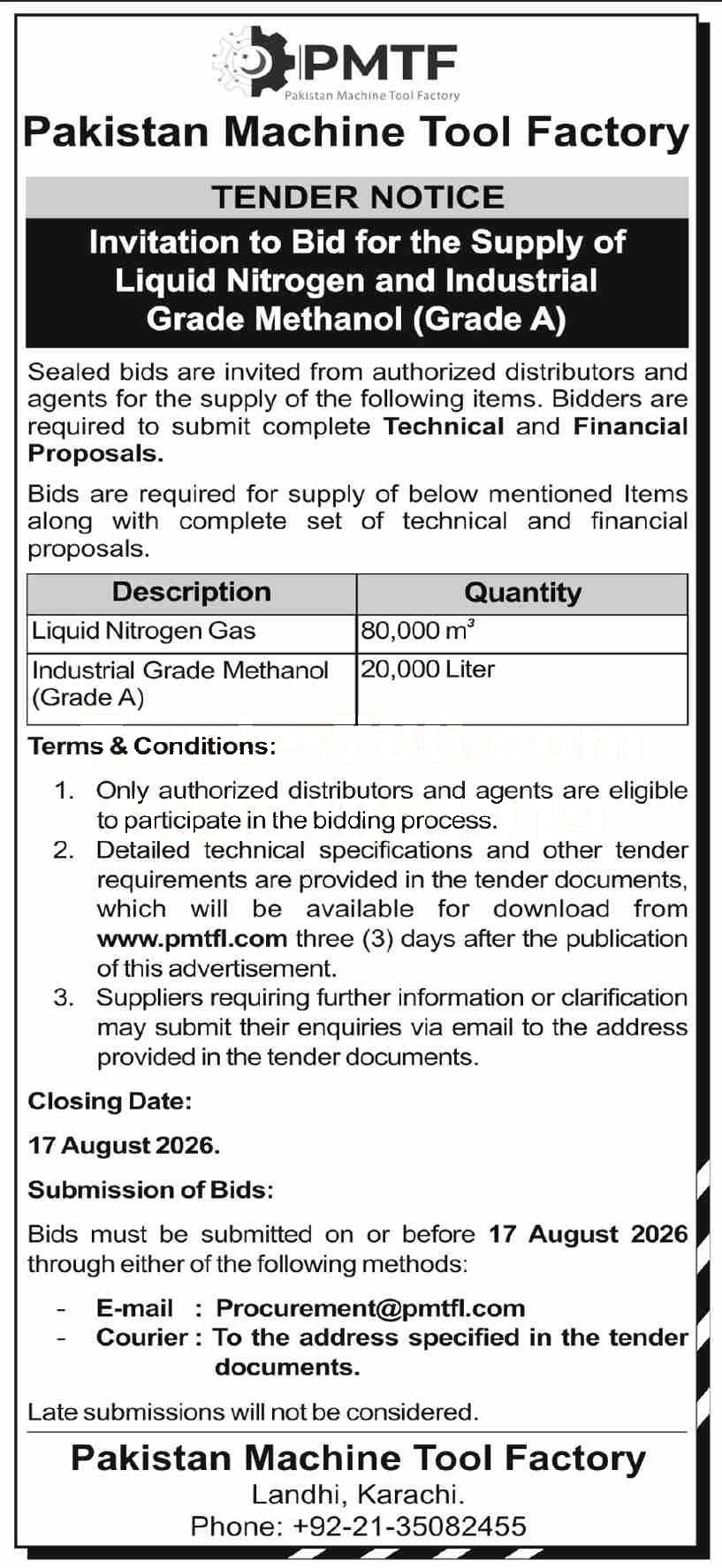 Tender Document