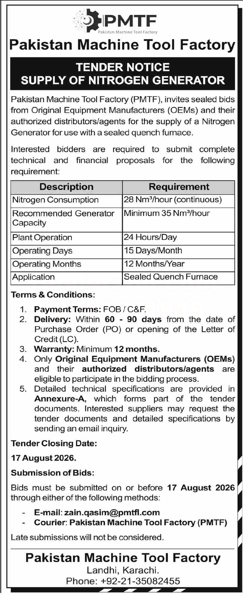 Tender Document