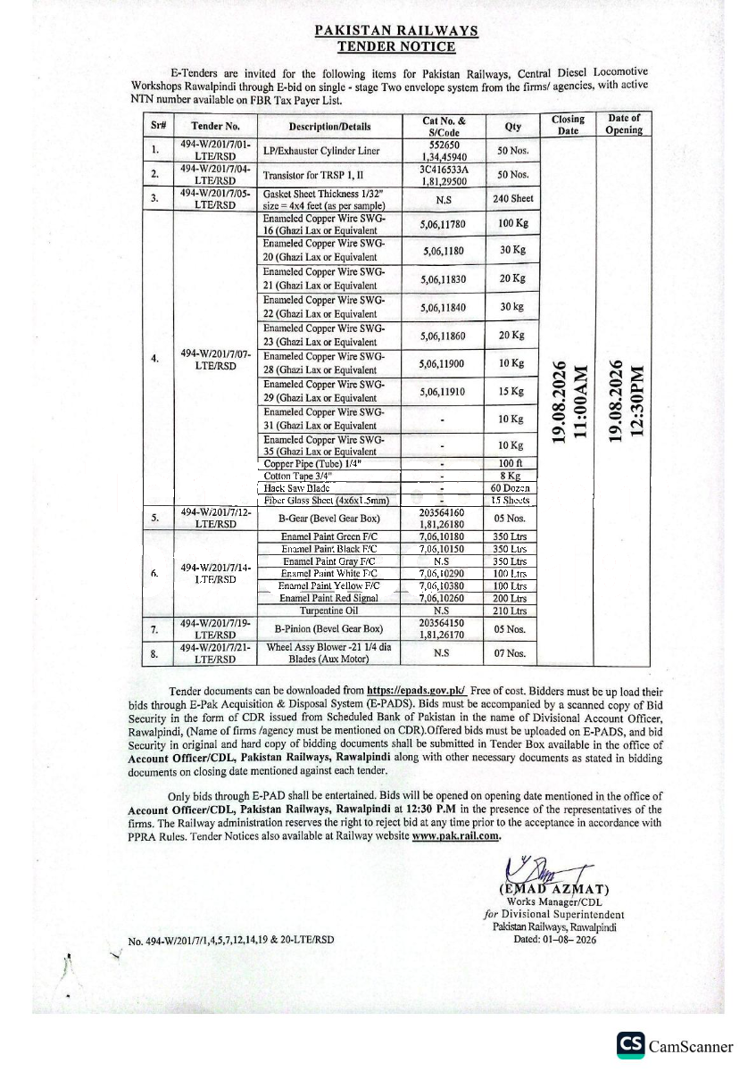 Tender Document