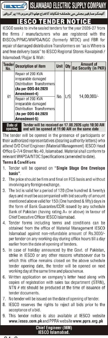 Tender Document