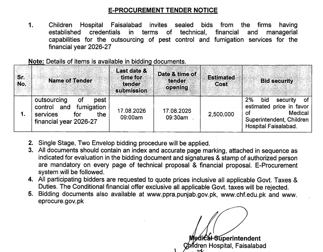 Tender Document