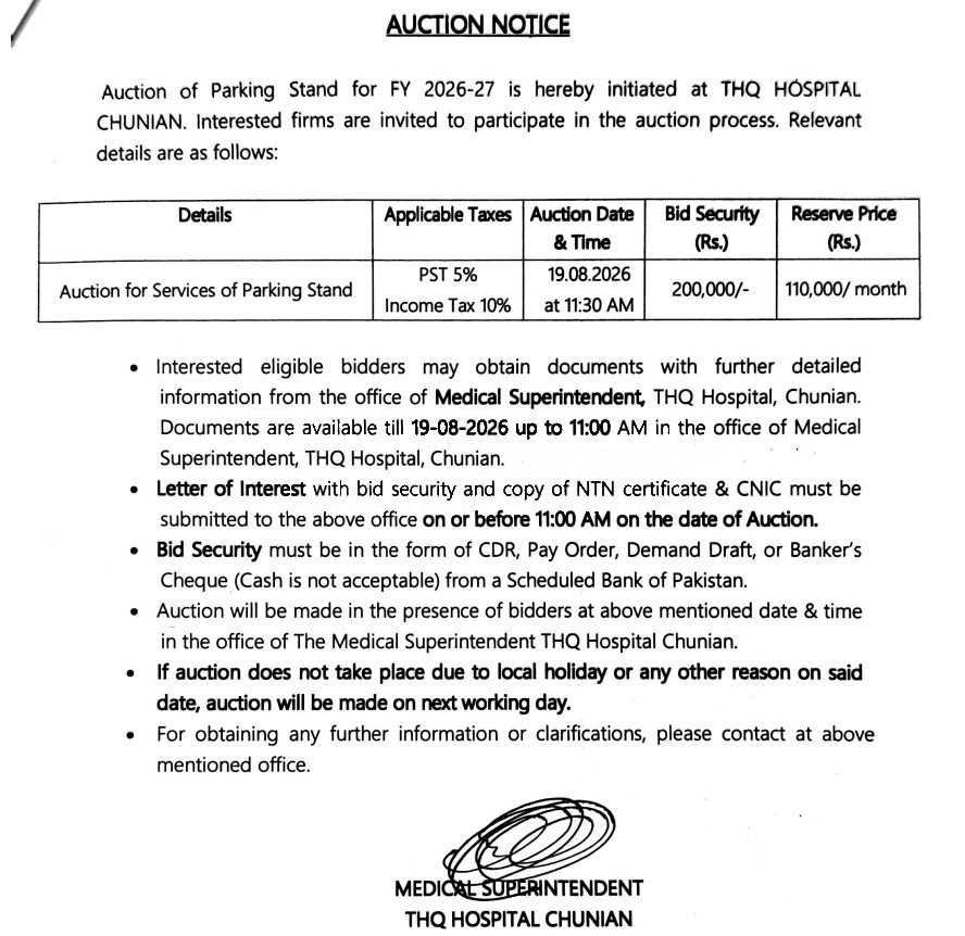 Tender Document