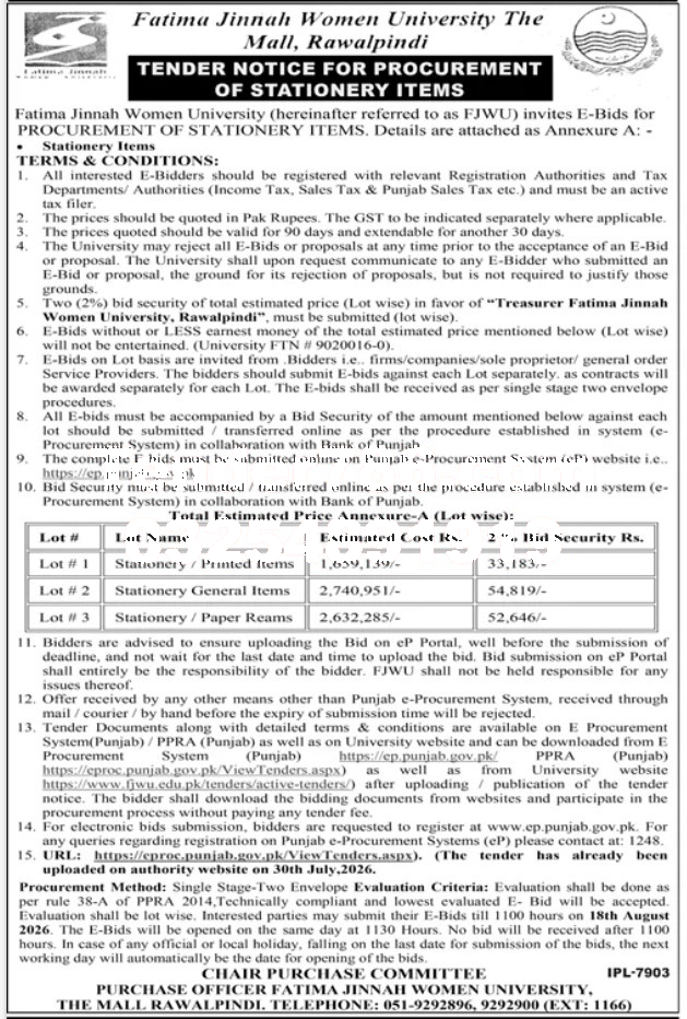 Tender Document