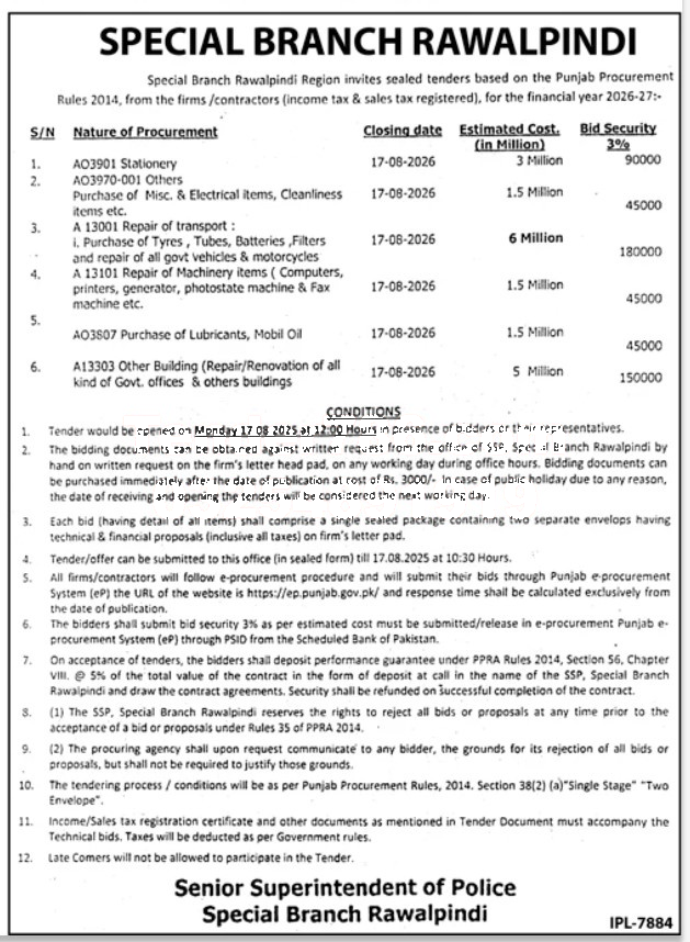 Tender Document