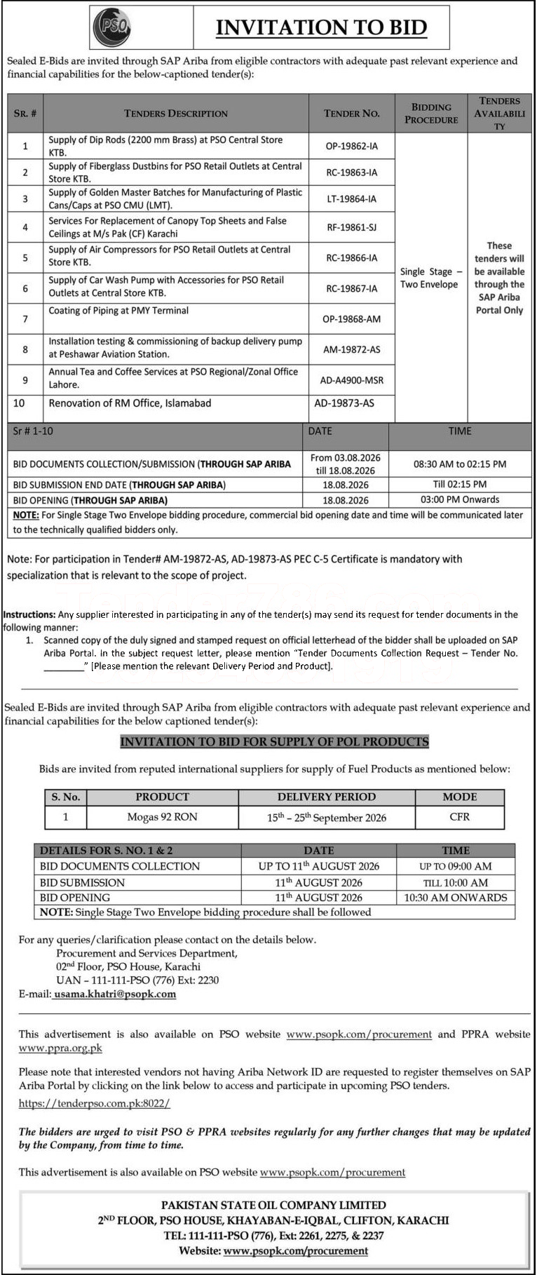Tender Document